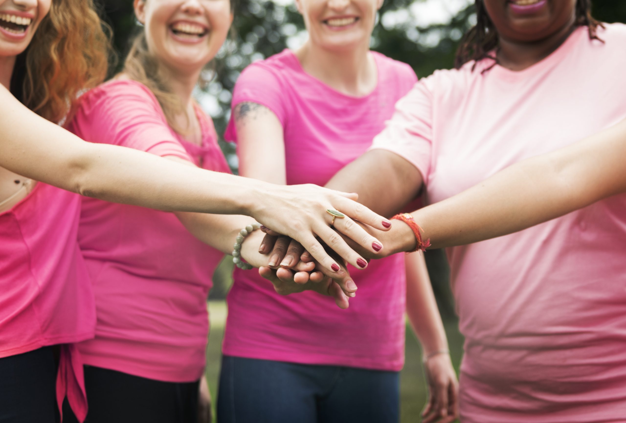 women fighting breast cancer scaled
