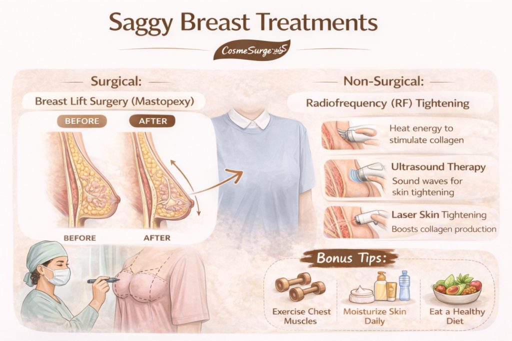 saggy breast treatment